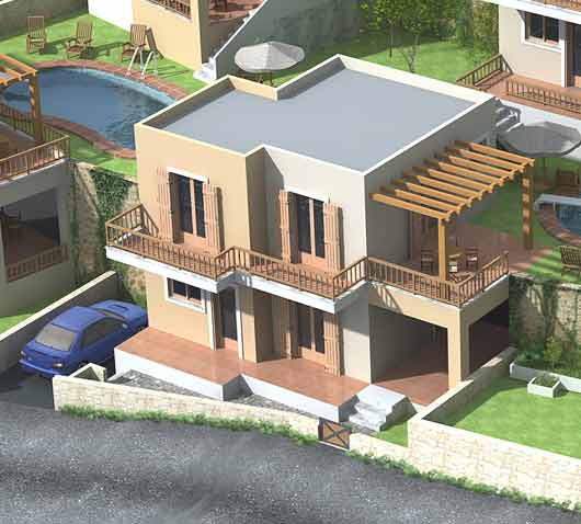 Einfamilienhaus in Planung mit Pool