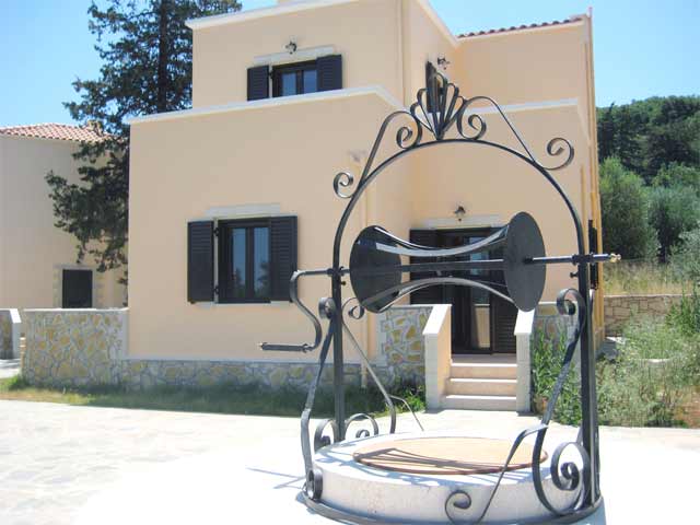 Haus auf Kreta mit Bergblick