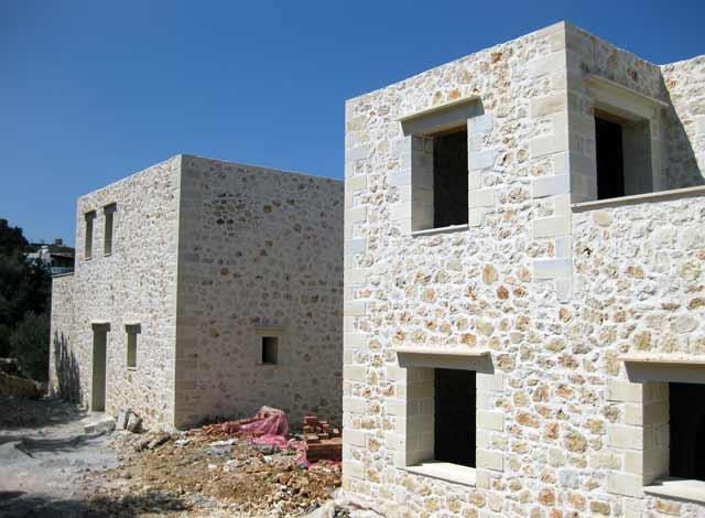Traditionelles Steinhaus