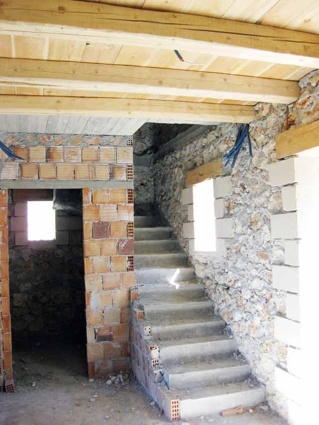 Traditionelles Steinhaus