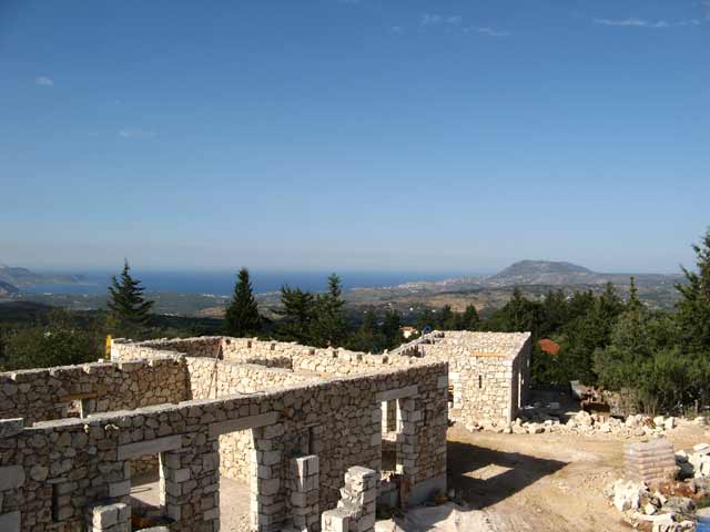 Stone house with large veranda