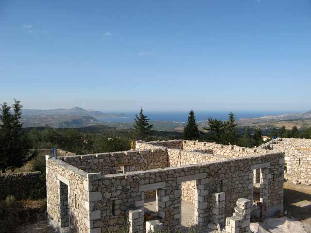 Stone house with large veranda