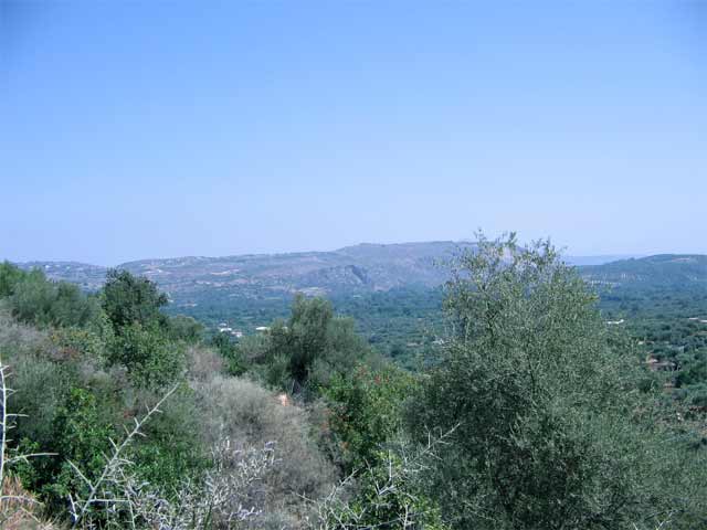 Plot in green surroundings with sea views
