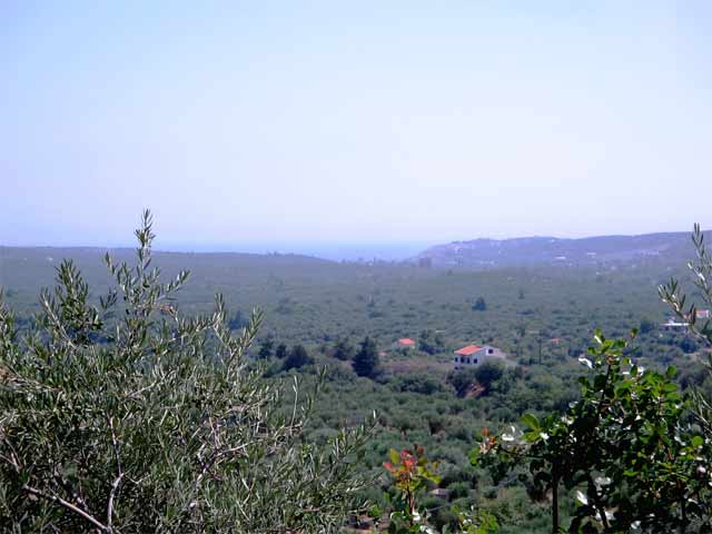 Plot in green surroundings with sea views